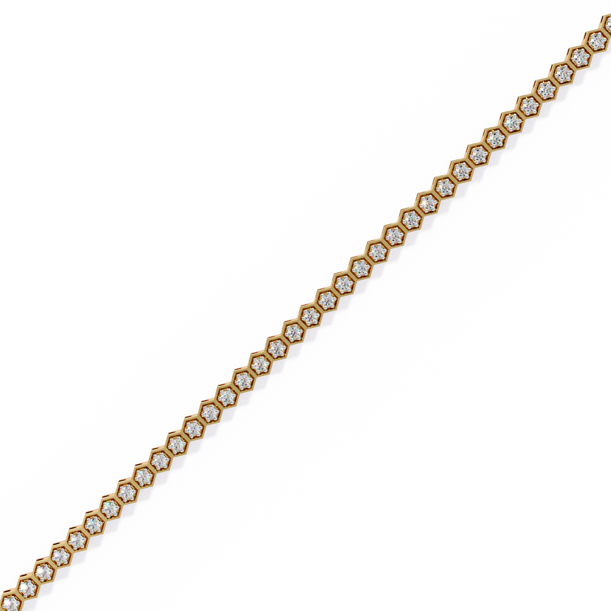 Impérial Diamond Line Bracelet in 10k–18k Gold