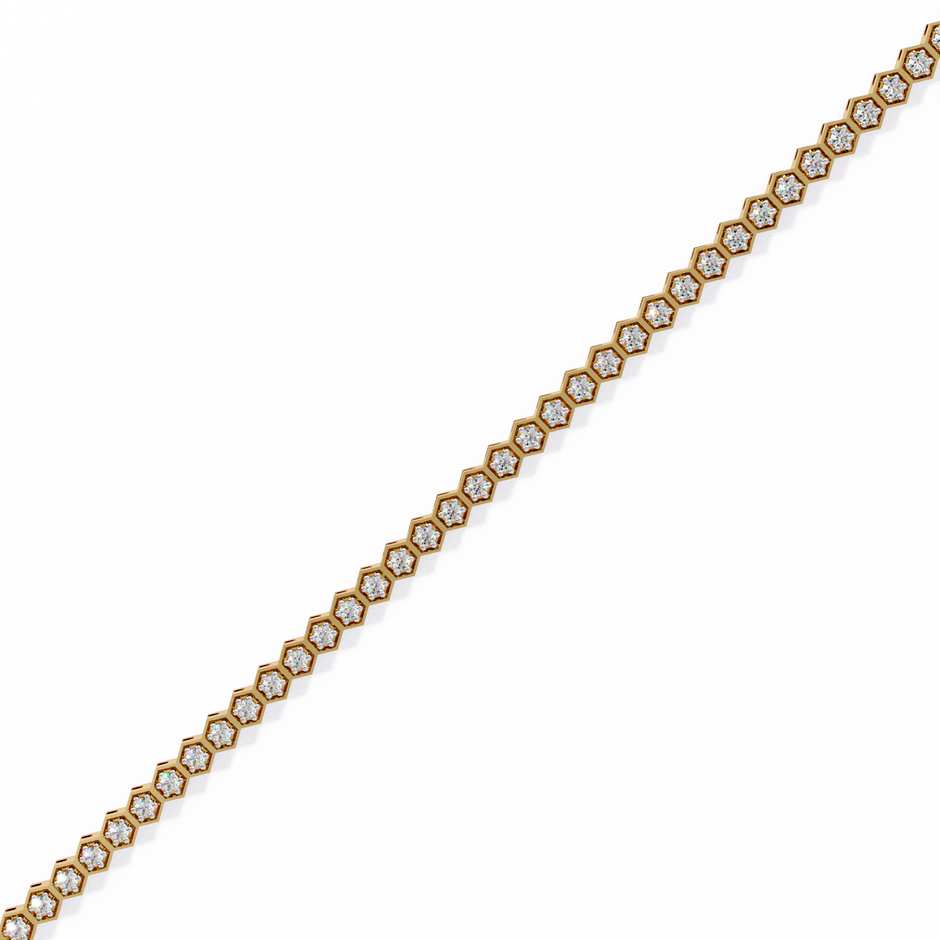 Impérial Diamond Line Bracelet in 10k–18k Gold