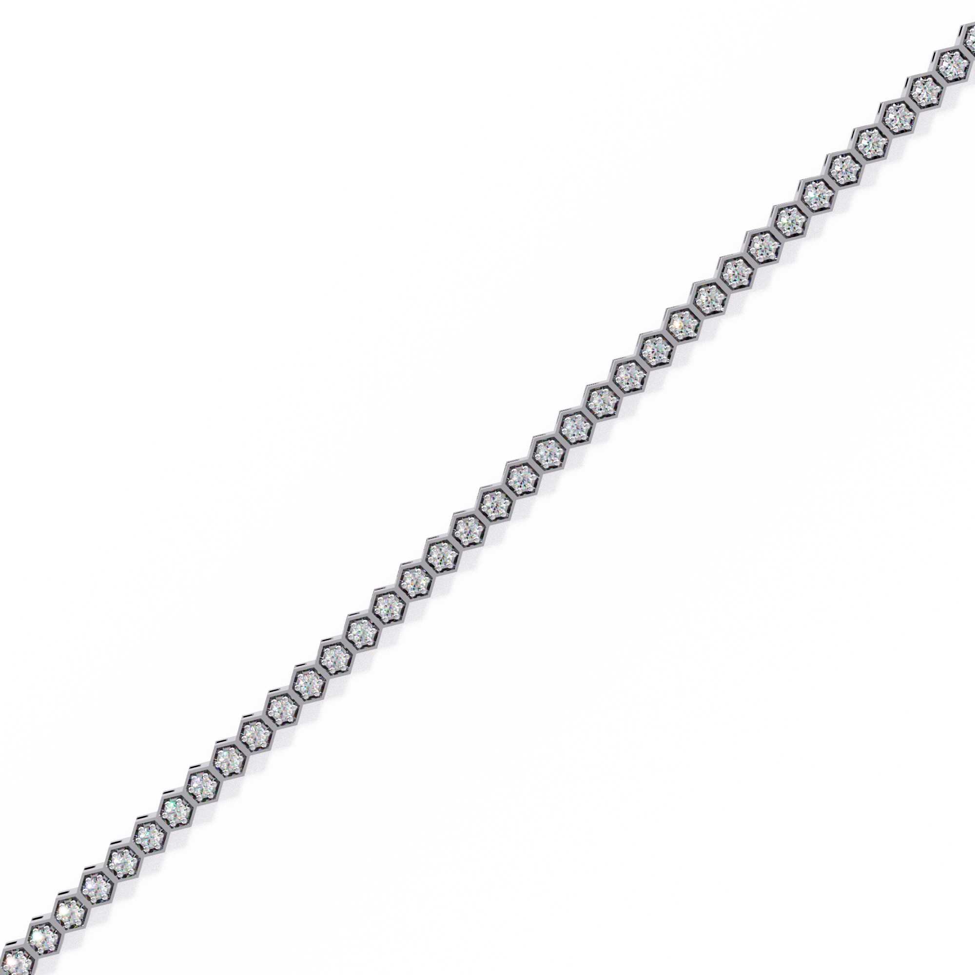 Impérial Diamond Line Bracelet in 10k–18k Gold