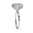 Cushion-Cut Diamond Solitaire Ring in 10k–18k Gold