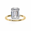 Round Brilliant Diamond Solitaire Ring in 10k–18k Gold