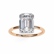 Round Brilliant Diamond Solitaire Ring in 10k–18k Gold