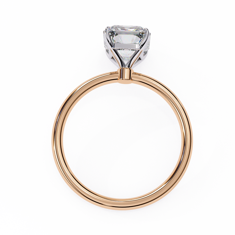 Round Brilliant Diamond Solitaire Ring in 10k–18k Gold