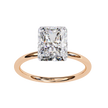 Round Brilliant Diamond Solitaire Ring in 10k–18k Gold