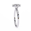 Pear-Shaped Diamond Solitaire Ring in 10k–18k Gold