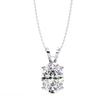 Gold Pavé Lozenge Pendant