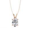 Gold Pavé Lozenge Pendant