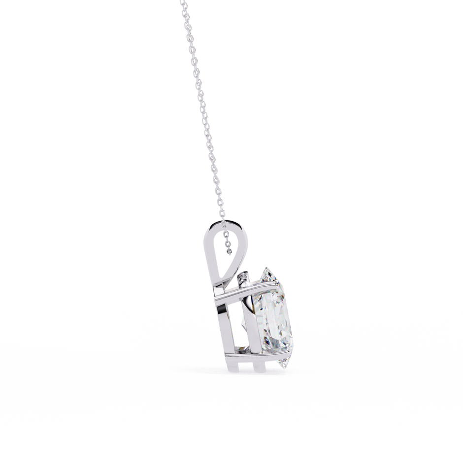 Gold Pavé Lozenge Pendant