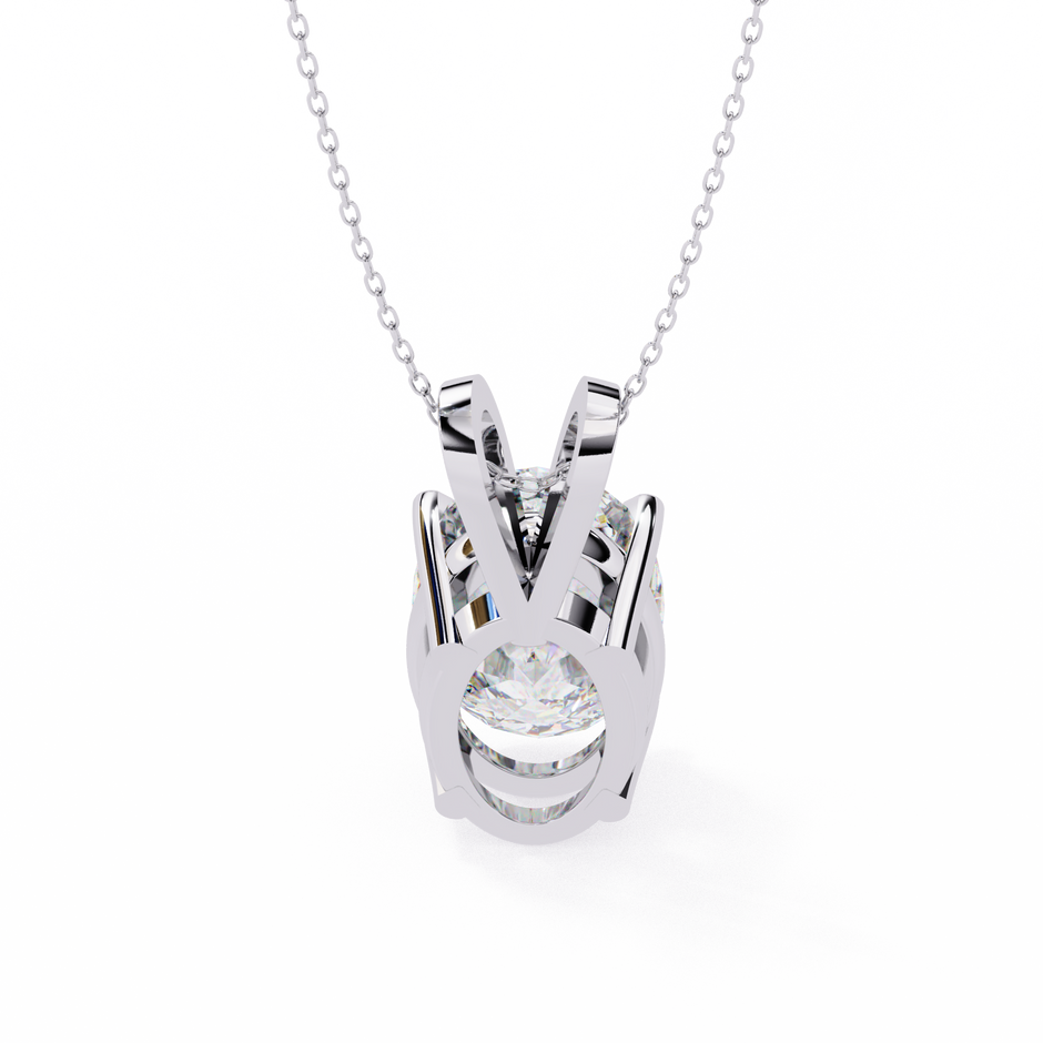 Gold Pavé Lozenge Pendant