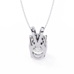 Gold Pavé Lozenge Pendant