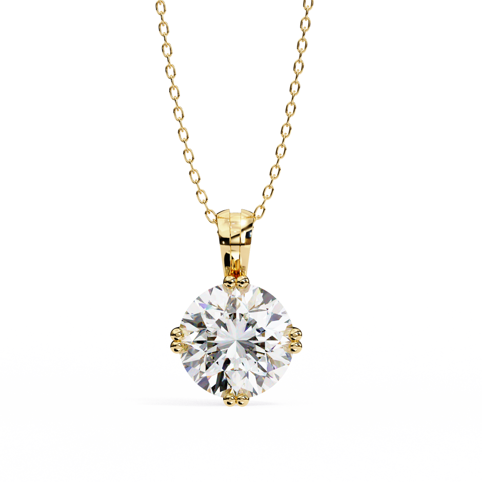 Slim Bar Diamond Pendant
