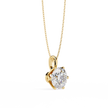 Diamond Circle Halo Pendant