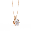 Diamond Circle Halo Pendant