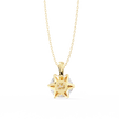Diamond Circle Halo Pendant