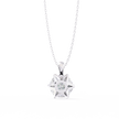 Diamond Circle Halo Pendant