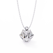Diamond Circle Halo Pendant
