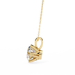 Diamond Circle Halo Pendant