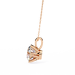 Diamond Circle Halo Pendant