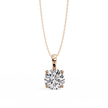 Crescent Diamond Pendant