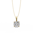 Crescent Diamond Pendant