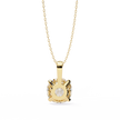 Crescent Diamond Pendant