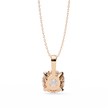 Crescent Diamond Pendant