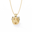 Crescent Diamond Pendant