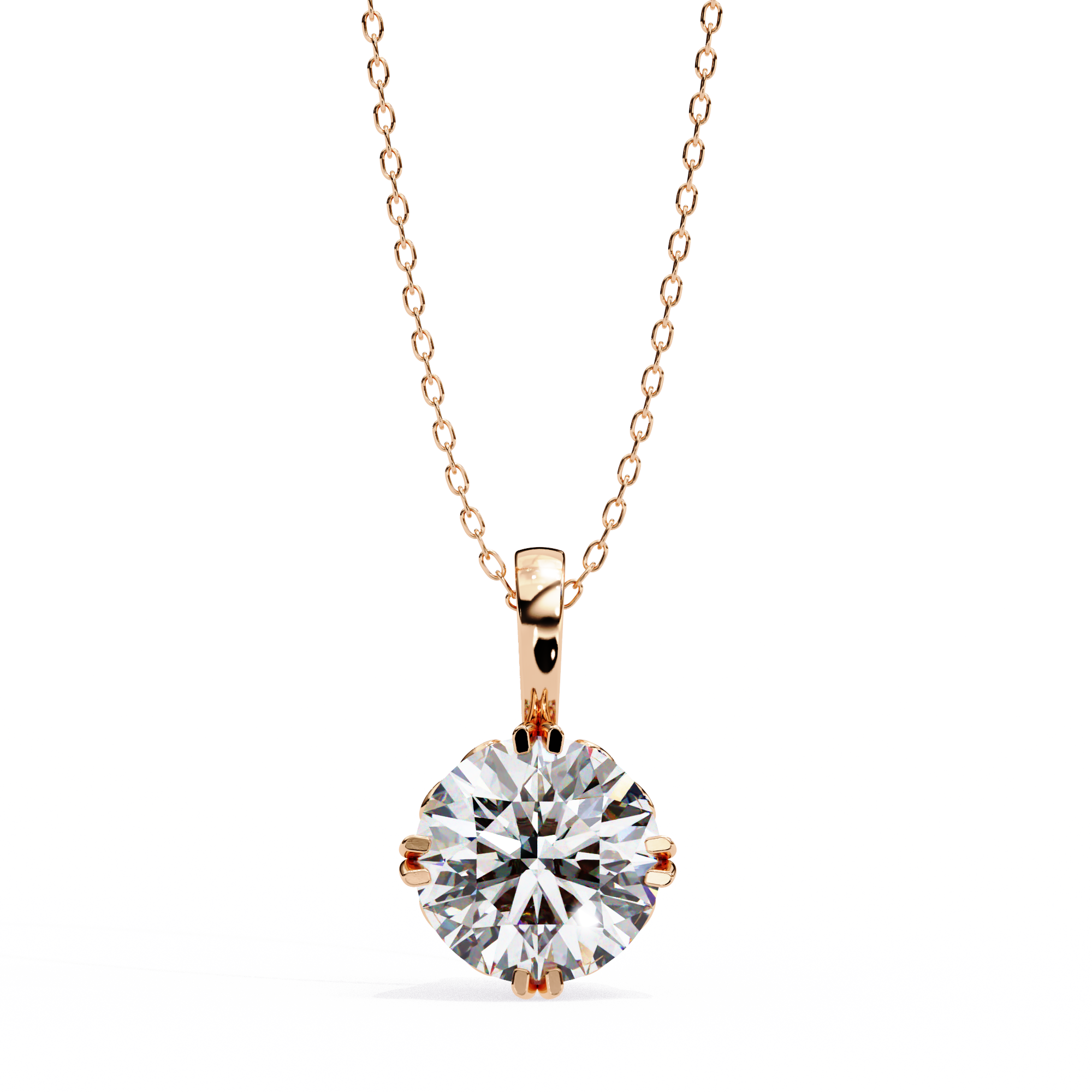 Petite Diamond Halo Pendant