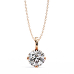 Petite Diamond Halo Pendant