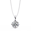Petite Diamond Halo Pendant