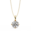 Petite Diamond Halo Pendant
