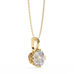 Petite Diamond Halo Pendant