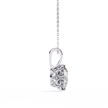 Petite Diamond Halo Pendant