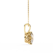 Petite Diamond Halo Pendant