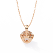 Petite Diamond Halo Pendant