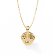 Petite Diamond Halo Pendant