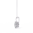 Petite Diamond Halo Pendant