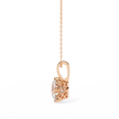 Petite Diamond Halo Pendant