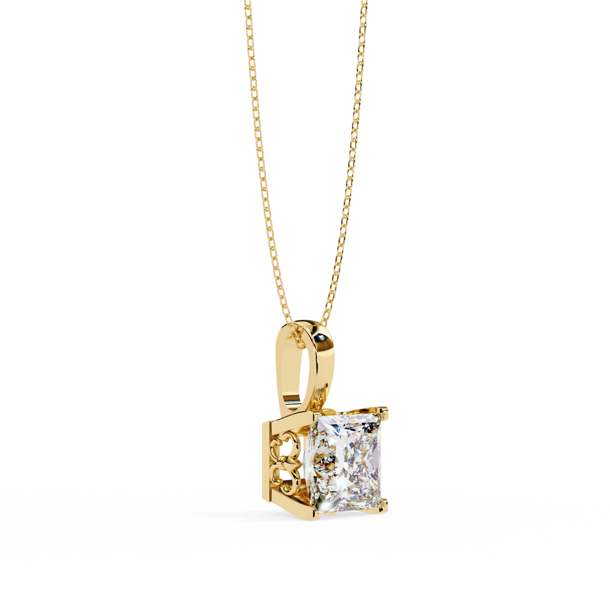 Fleur Diamond Pendant