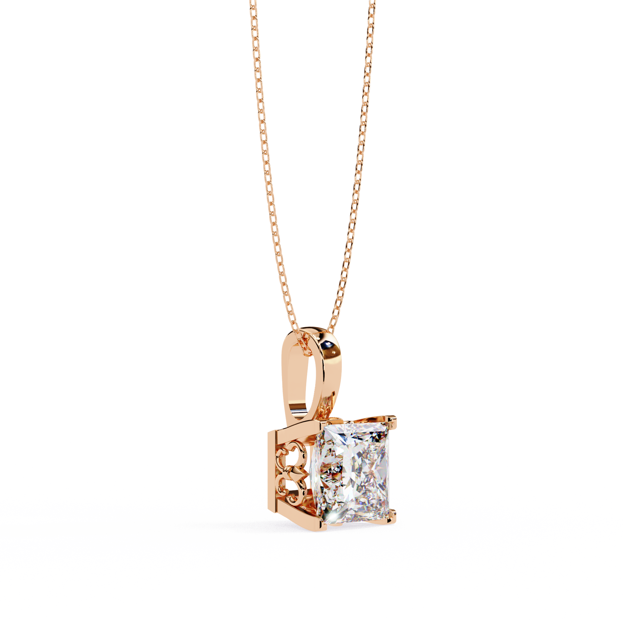 Fleur Diamond Pendant