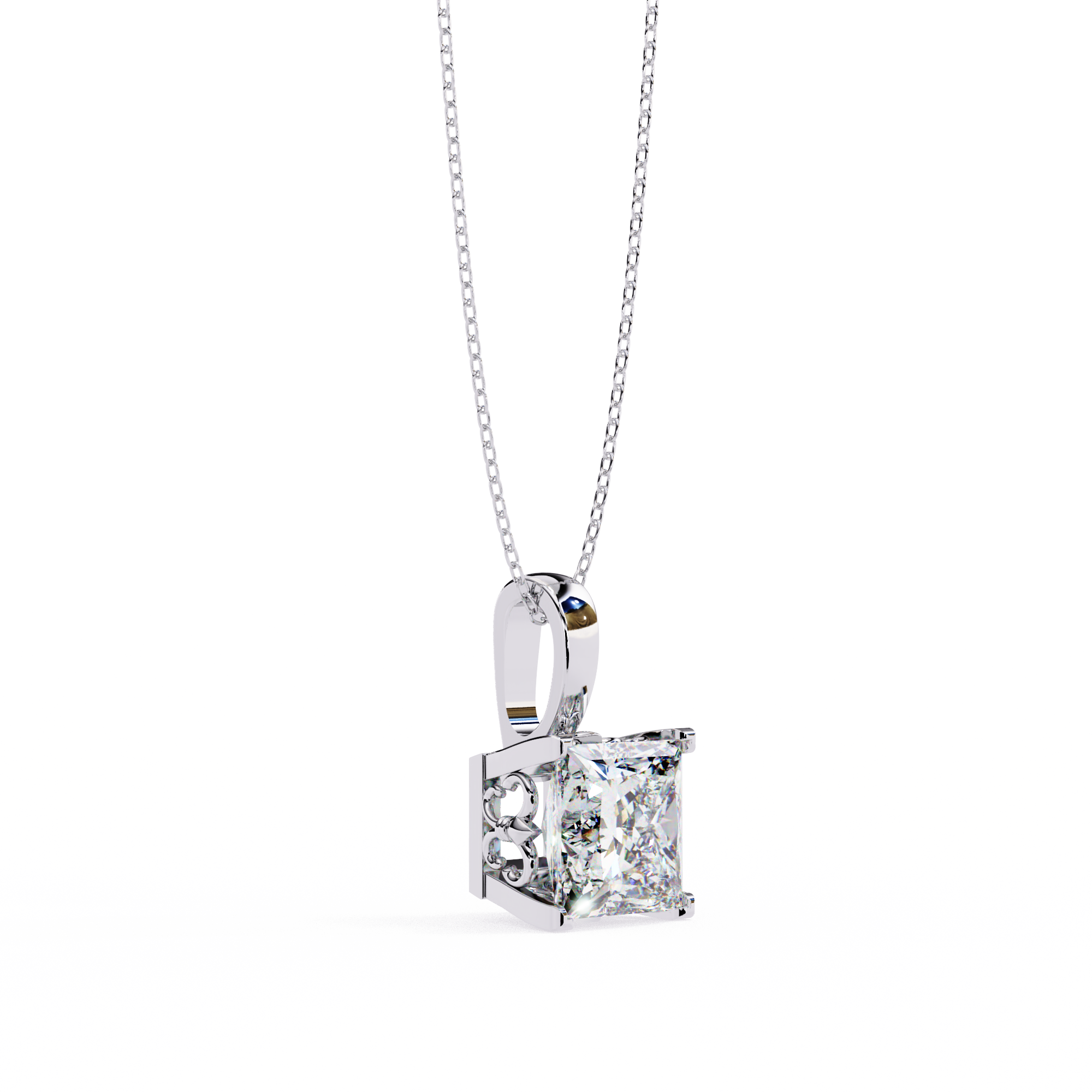 Fleur Diamond Pendant