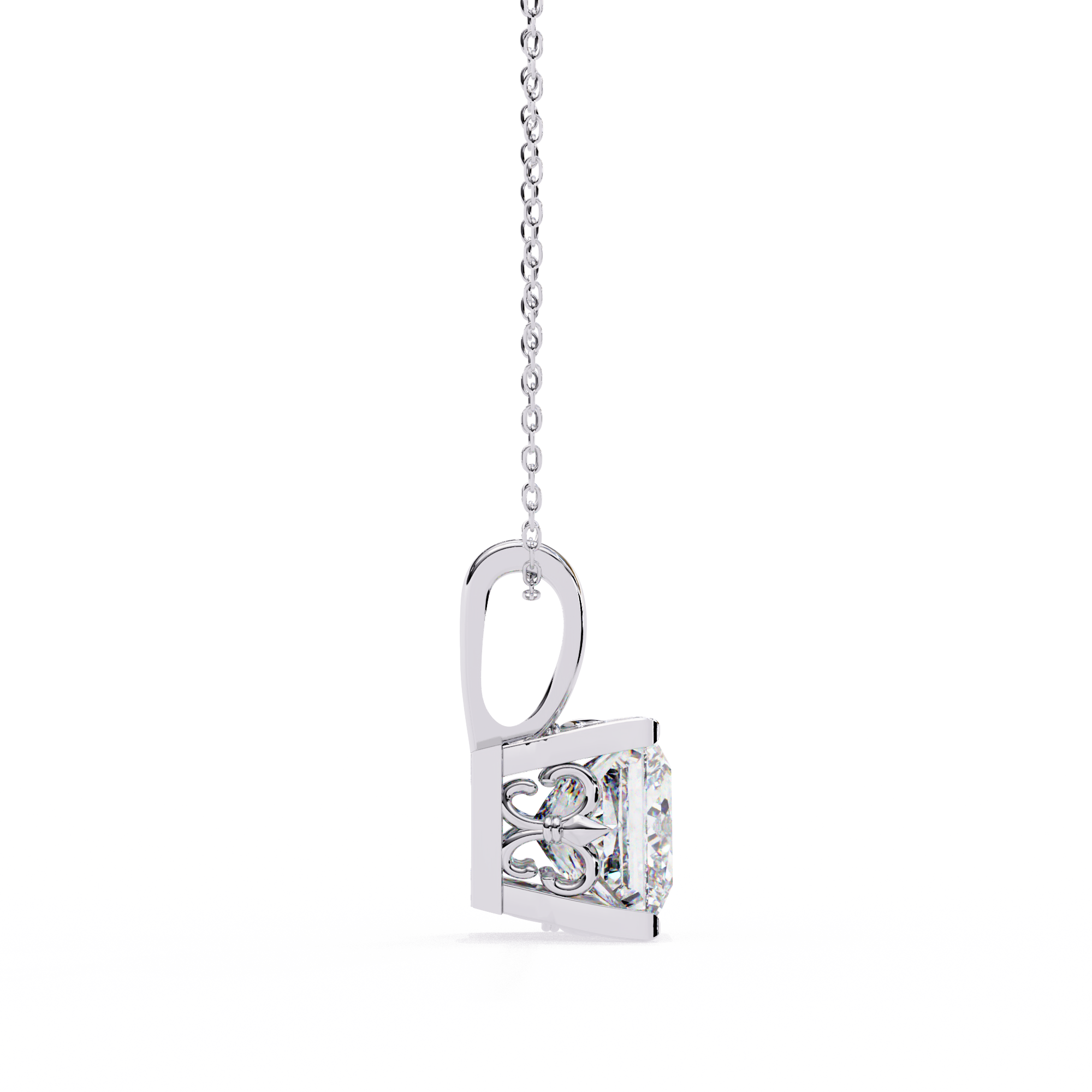 Fleur Diamond Pendant