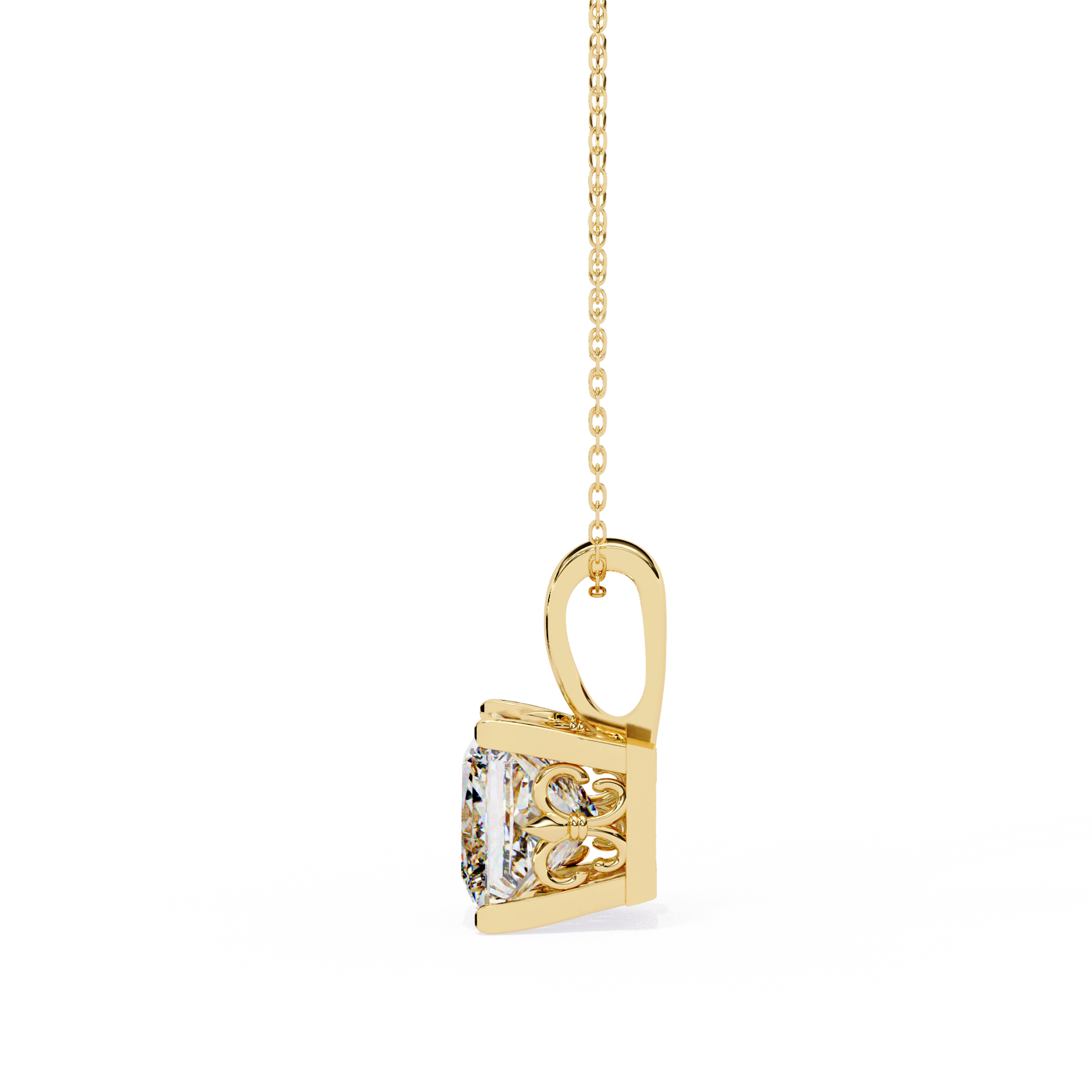 Fleur Diamond Pendant
