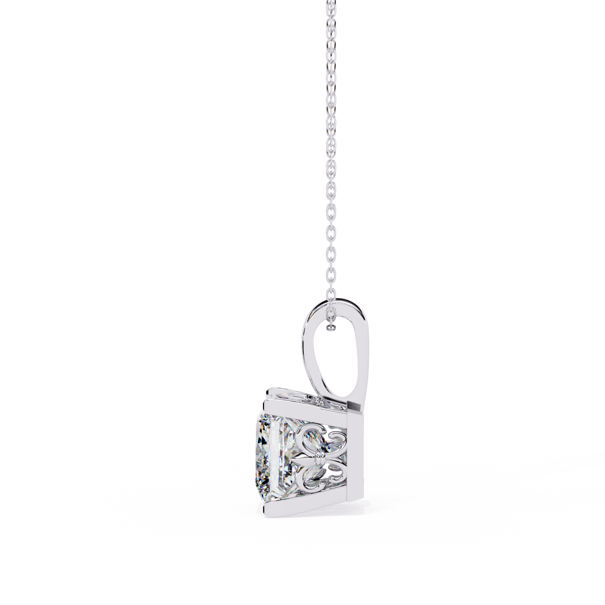 Fleur Diamond Pendant