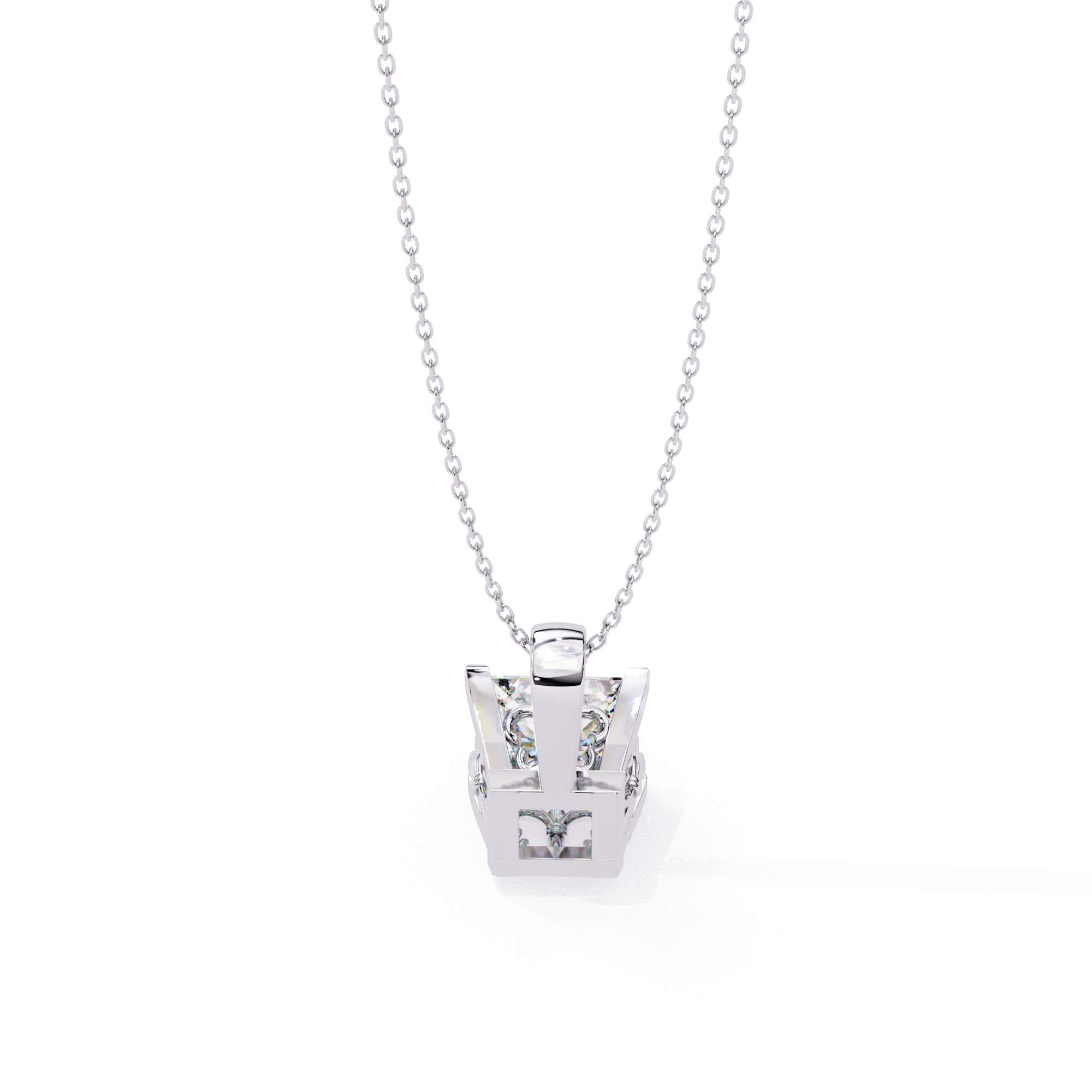 Fleur Diamond Pendant