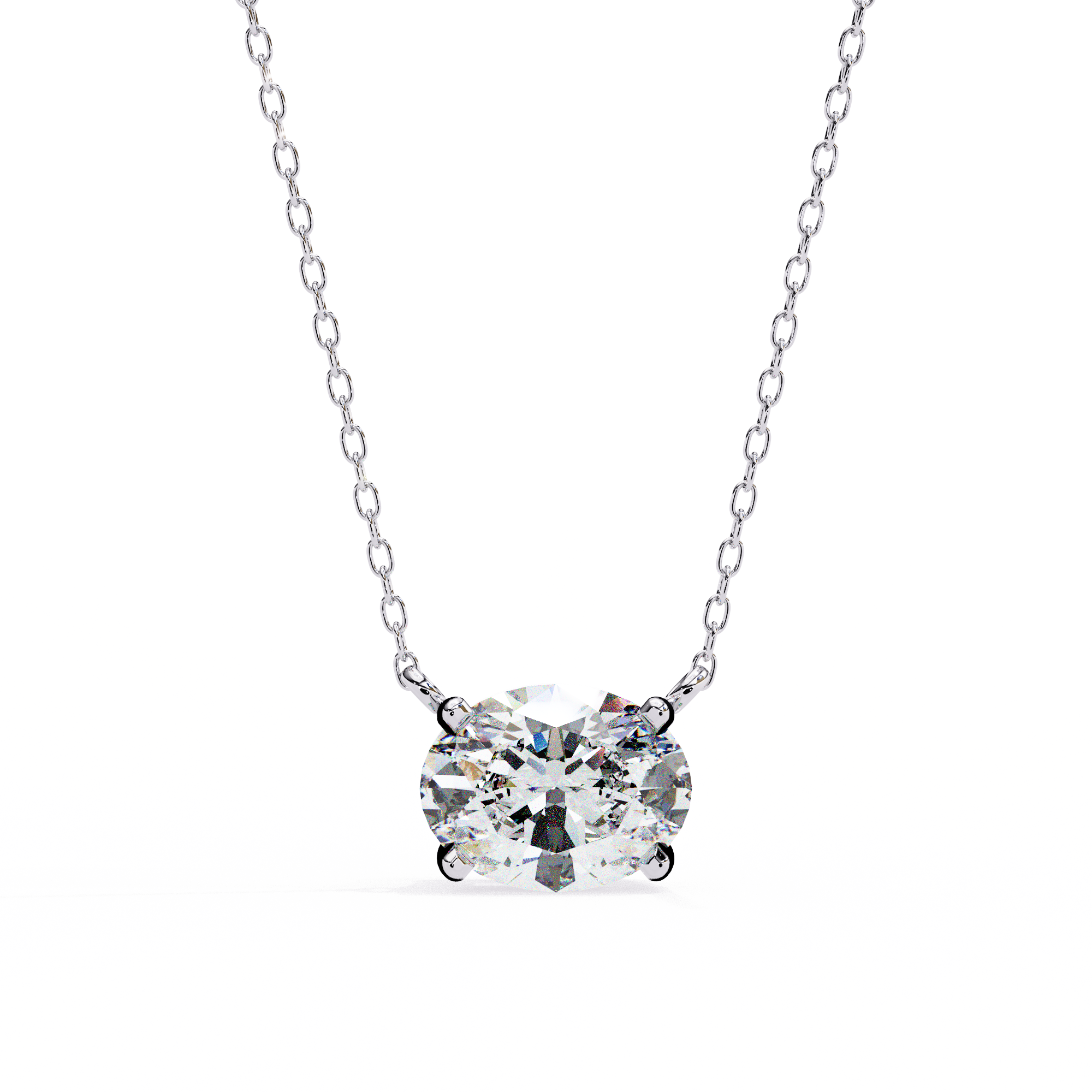 Pear Diamond Dangle Pendant