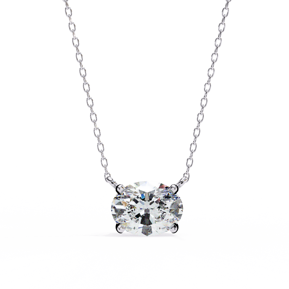 Pear Diamond Dangle Pendant