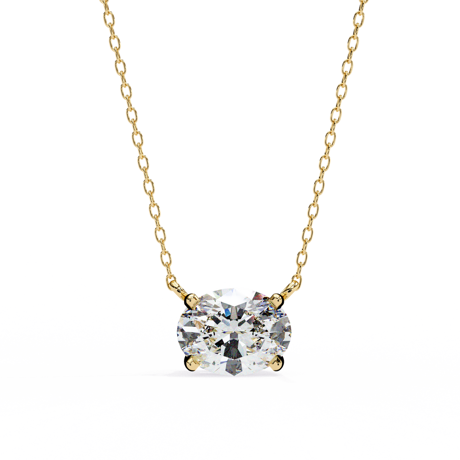 Pear Diamond Dangle Pendant