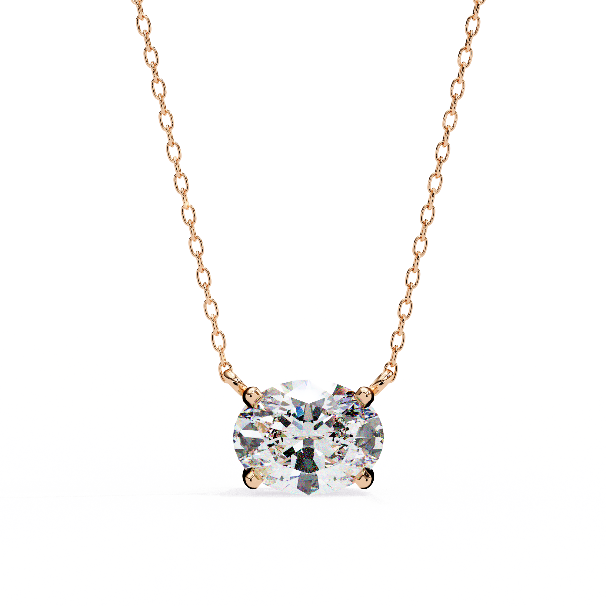 Pear Diamond Dangle Pendant
