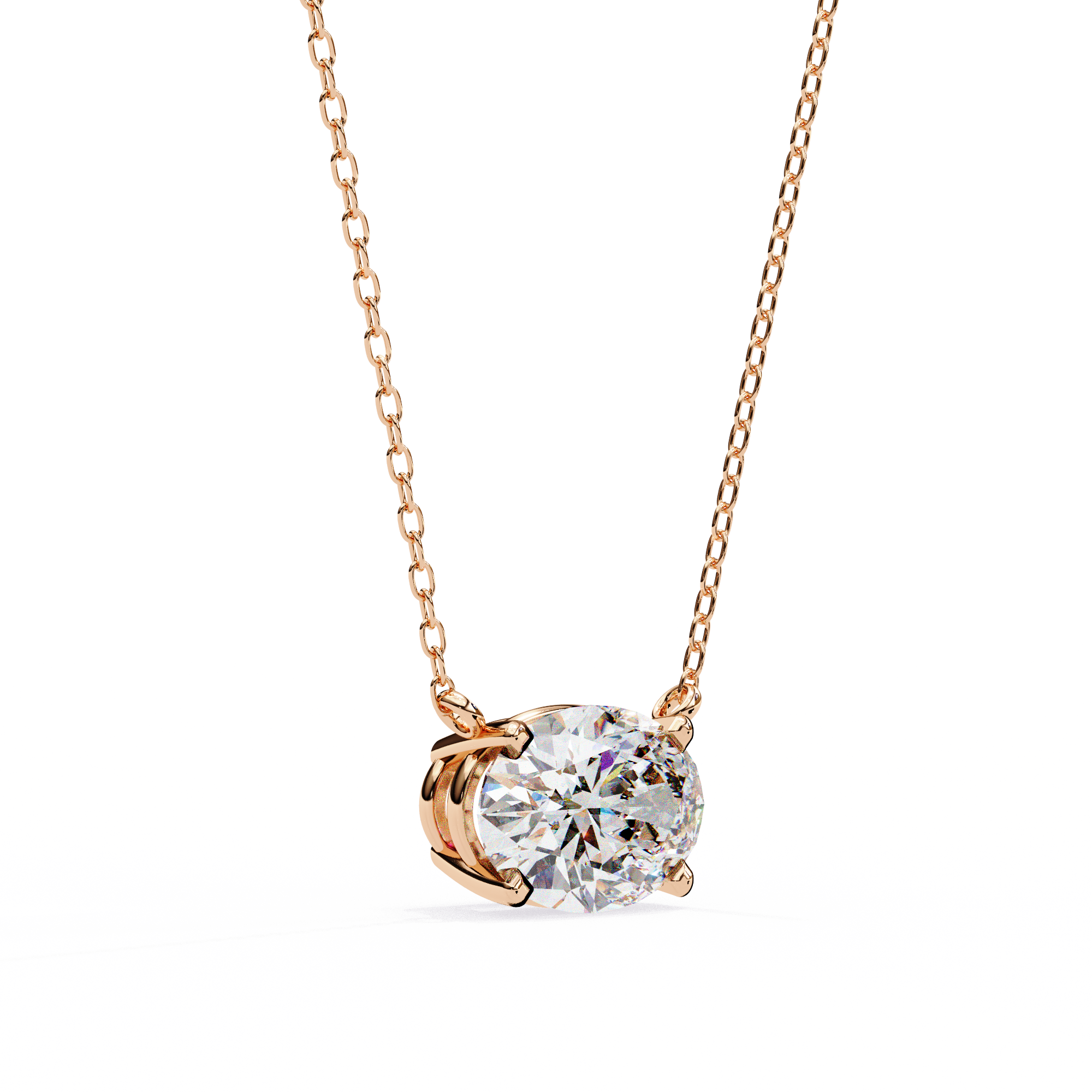 Pear Diamond Dangle Pendant